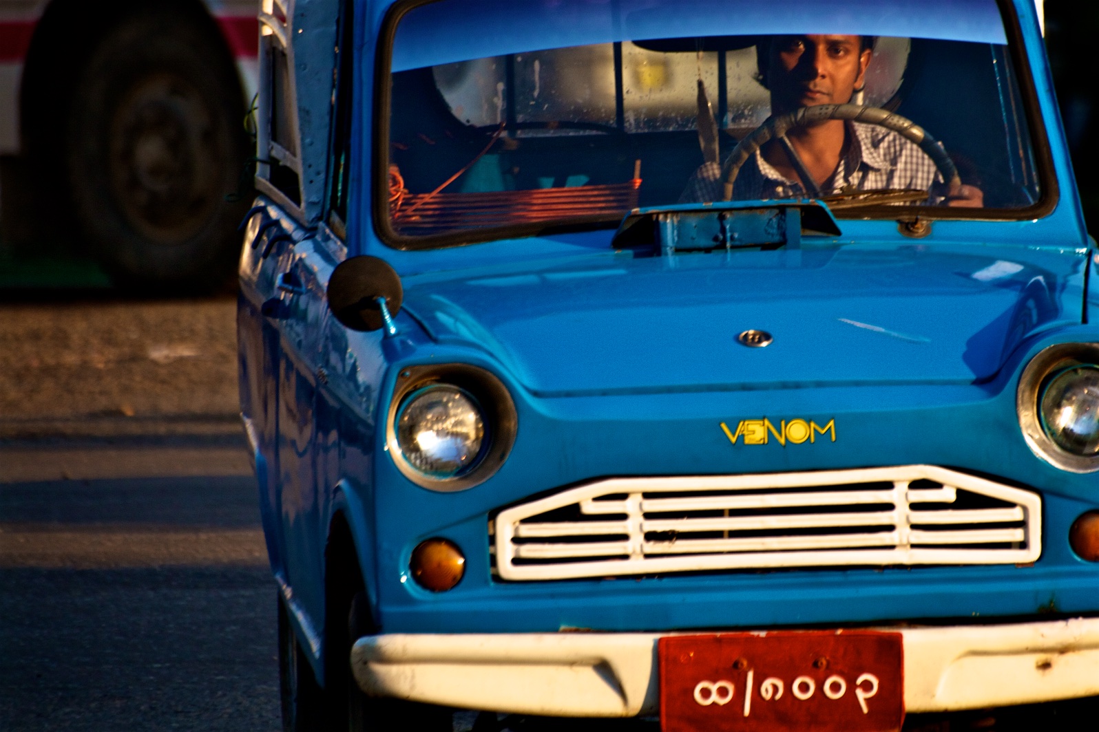 Burma Man in Blue Truck | Jonny Finity